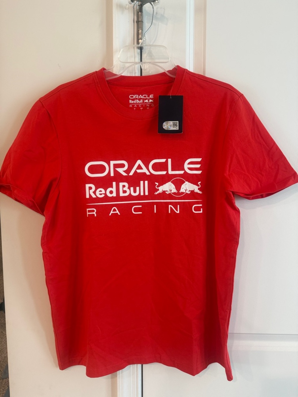 Men's Castore Oracle Red Bull Racing Logo Tee In Red L - Picture 5 of 7